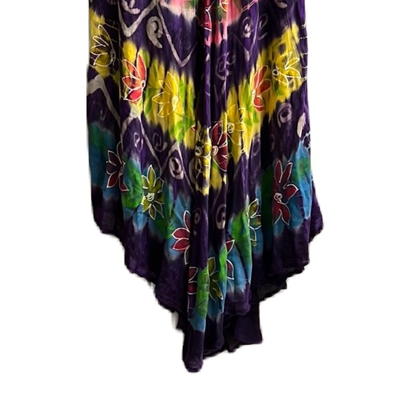 Jaquline Design Studio, 100% Rayon, Scoop Neckline Dress, Multi, One Size - Picture 4 of 8